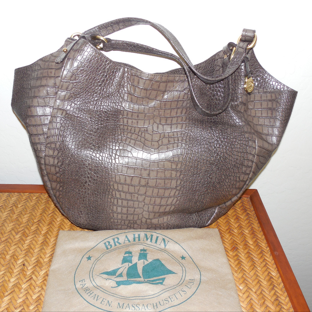 BRAHMIN JACQUELINE HOBO STYLE TOTE, NEW WITH TAGS